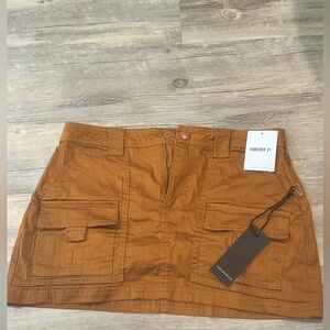 NWT Forever 21 Mini Cargo Skirt